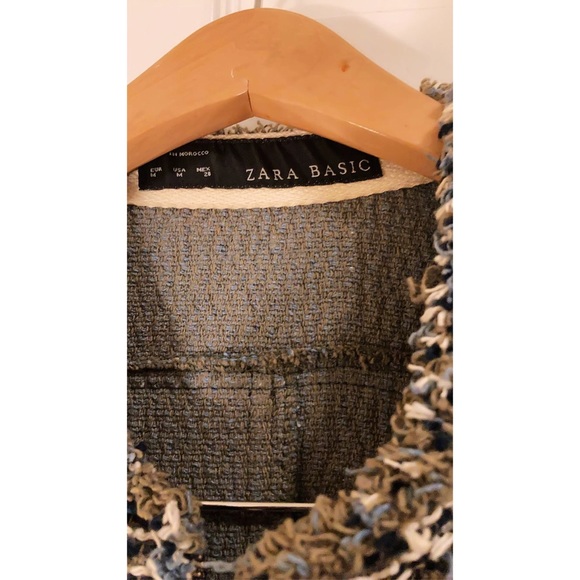 Zara Tweed/Frayed Jacket - Picture 4 of 4